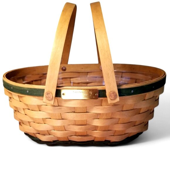 2004 Longaberger Green Get Together Basket Christmas Collection Protector Liner - Picture 8 of 9